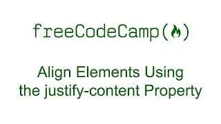 Align Elements Using the justify-content Property