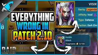 *EVERYTHING WRONG* IN PATCH 2.10 | RAID: Shadow Legends