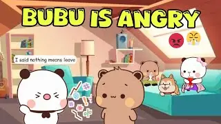 BUBU IS ANGRY WITH DUDU but WHY?🤔|| Bubu Dudu peach Goma Panda Bear Cats Kittensisland