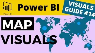 Power BI Visual Guide #14 - Maps - How to Set-Up and Configure Map Visuals Plus Pros and Cons