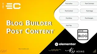 Wordpress Blog with Elementor Builder Tutorial for 2023 - Post Content