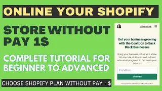 How to Active shopify store without pay || How to Publish Shopify Store (2023) || Buy Shopify Plan