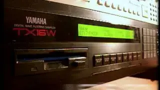 Yamaha TX16W (Microesfera Demo Play) Short demo using Typhoon 2000 OS