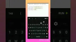print emojies in python by simple keyboard