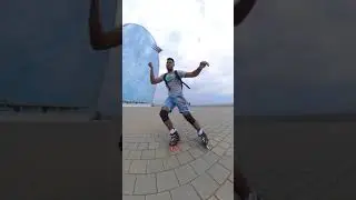 una vuelta en  Barcelona  con patines