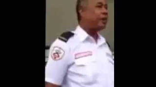 Bini matyo marah pak guard...semoga jadi iktibar
