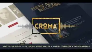 Croma - Responsive Music WordPress Theme with Ajax and Continuous Playback | Themeforest Website