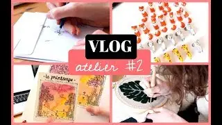 VLOG ATELIER 2 - Colis, punch needle et commandes !