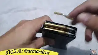 CARREGADOR DE FUZIL - MUNICIANDO E DESMUNICIANDO