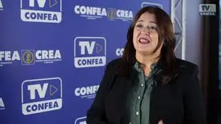 Presidente Carmem Nardino na Tv Confea no 10° encontro de Líderes e Representantes