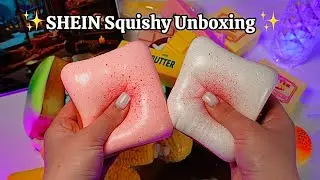 Soft & Gentle ASMR💕| SHEIN Squishies + Unboxing / Tapping🎧