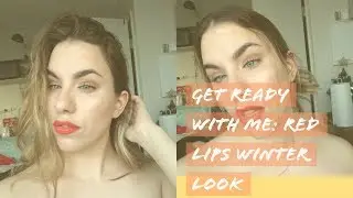 GRWM: Get Ready With Me- Red Lips  and Neutral Shadow