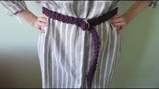 How to tie a double D-ring belt