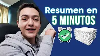 RESUME un texto en menos de 5 minutos | Página para resumir textos rápido
