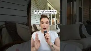 Interview your Wedding Vendors