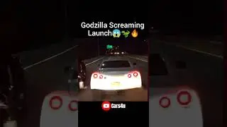 Godzilla R35 Screaming🦖😵🔥#nissan #gtr35 #nissangtr #screaming #launch #antilag