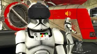 Becoming A Clone Pilot In VR - Gmod VR Star Wars RP
