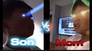Asian mom vs Son. Battle to the Death