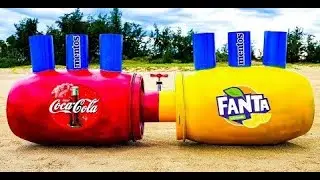 WOW Experiment XXL Coca Cola vs Mentos and Fanta!!!