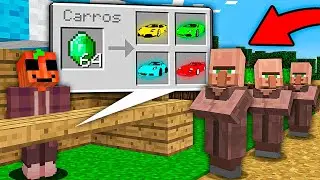 Vendí SUPER COCHES en Mi Aldea de Minecraft!