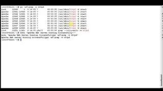 03  Starting Apache Web Server Fedora Machine