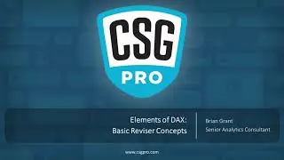 Elements of DAX 06-01: Filter Reviser Concepts