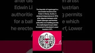 What is Kugelmugel? #facts #funfacts #micronation #earth #austria #europe