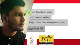 Data Base Task 50 |  MySQL Workbench Software or HediSQL Software  | 1st Year | Java Institute