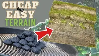 I Use Charcoal Ash to Make 3 Different Terrains!