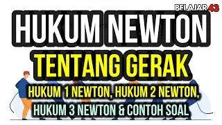 Hukum Newton Tentang Gerak (Hukum 1 Newton, Hukum 2 Newton, dan Hukum 3 Newton)