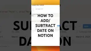 Add/Subtract Date 
