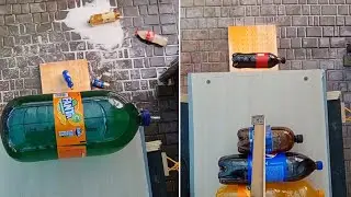🔥Скидываю разные предметы на шипы🔥.#просмотры #подписки #кока_кола  #эксперименты #фанта #кола #лайк