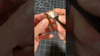 Melting tips #leathertok #leather  #leatheraccessories #leatherasmr #leathercommunity #leathergoods