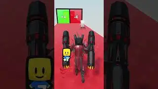 Titan Speakerman chases Skibidi Toilet! 😱 