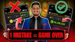 Hamster Kombat 1 Mistake = Game Over | Hamster Kombat 1M Profit Per Hour Only $50 Airdrop
