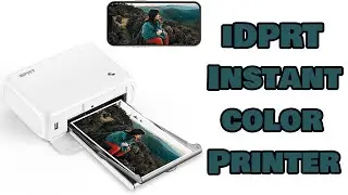 iDPRT Portable Instant color Photo Printer with AR Video Printing