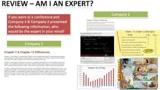 Am I An Expert?  Content Development Checkup