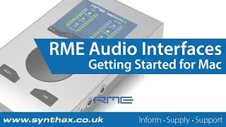 RME Audio Interfaces - Getting Started for Mac