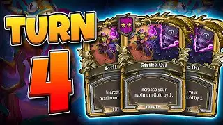 Turn 4 TRIPLE Oil start (Full Greed Rewarded!) | Hearthstone Battlegrounds