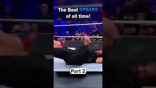The Best SPEARS of all Time 🤯 Part 2 #shorts #wwe #trending