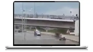 Хачи утопили машину виздеход в луже