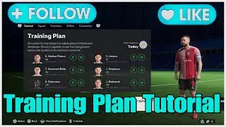 EAFC 24 Training Plan Tutorial - Performance Based + Energy Focused Plans