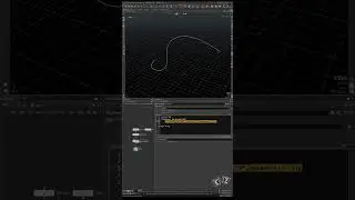Create a Vector going along curves with a few lines of Vex #quicktips  #houdini #tutorial #3dartist