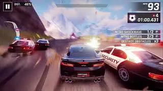 Asphalt 9 gameplay - Camaro ZL1 Great Escape - stunts and takedowns