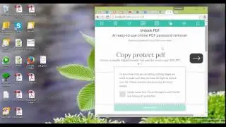 unlock pdf file through online