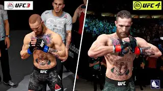 EA Sports UFC 4 - Graphics Comparison: Is it worse ? ft. UFC 3