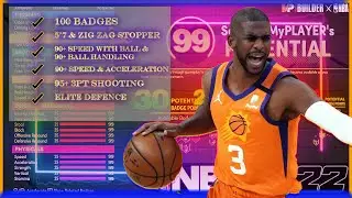 NBA 2K22 Best Next-Gen 2 Way Point Guard Build - 5’9 Stopper 100 Badges & Elite Defense! {2021}