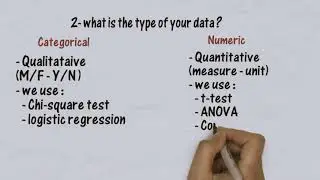 HOW TO CHOOSE THE MOST APPROPRIATE STATISTICAL TEST ?