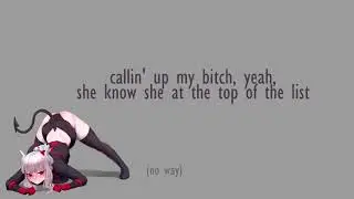 【CORPSE ft. Night Lovell】Lyrics 【Hot Demon B!tches Near U】