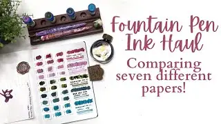 FOUNTAIN PEN INK HAUL // Inks from friends // Birmingham Pen Co, The Wet Pen, Ferris Wheel Press